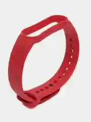 Вишнёвый ремешок силиконовый для фитнес браслета Xiaomi Mi Band 5 Mi Band 6 (Ми Банд 5 Ми Банд 6)