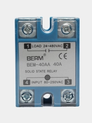 Твердотельное реле SSR-1, 440V, 40A (Z)A4, 90-280VAC