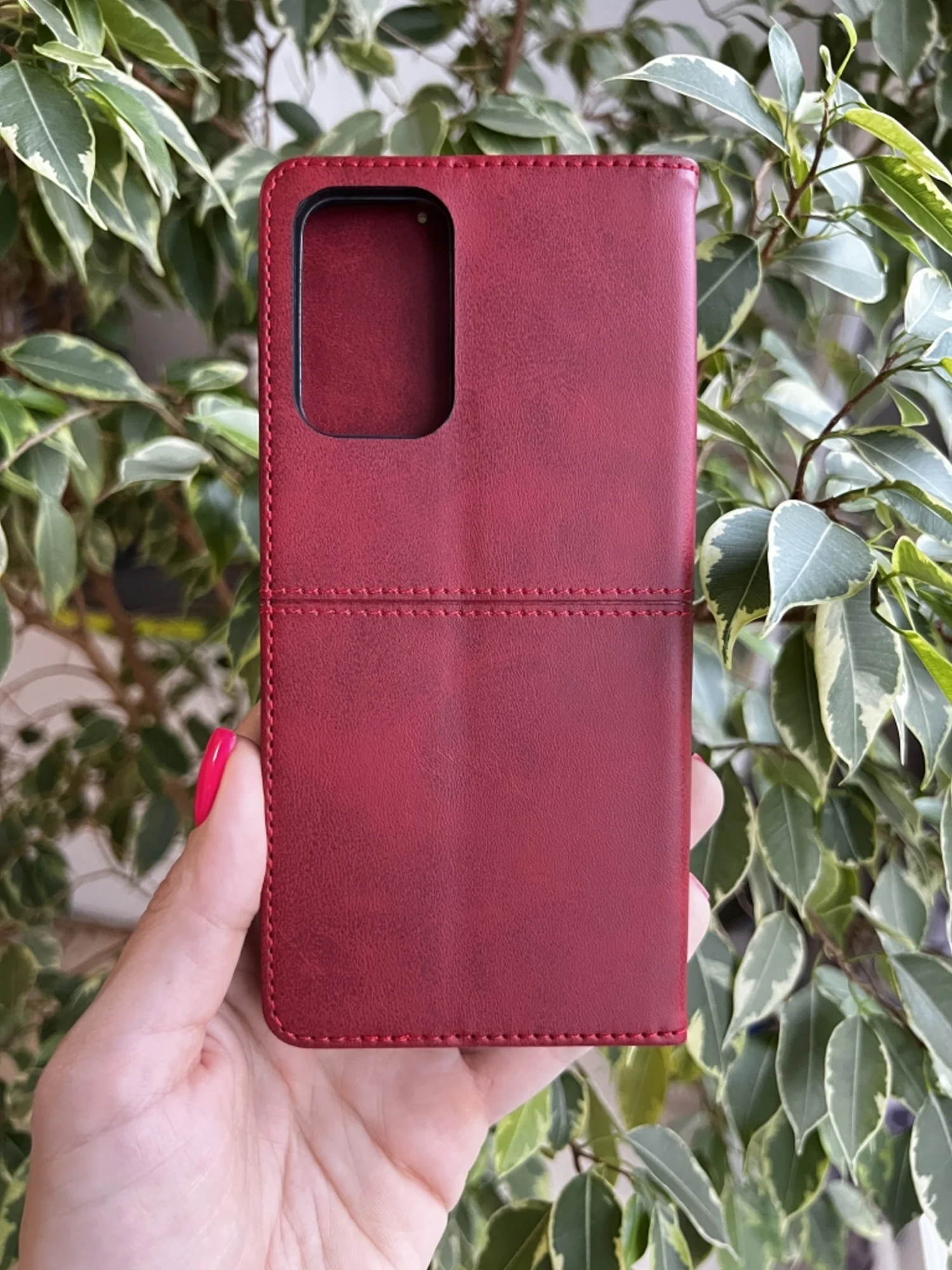 Красный чехол книжка elitcase для Oppo A96 4G / Оппо А96 4G