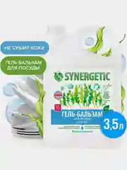 Гель-бальзам для мытья посуды и детских игрушек SYNERGETIC "PURE 0%," 3,5 л