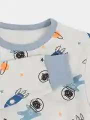 Серый металлик пижама для мальчика