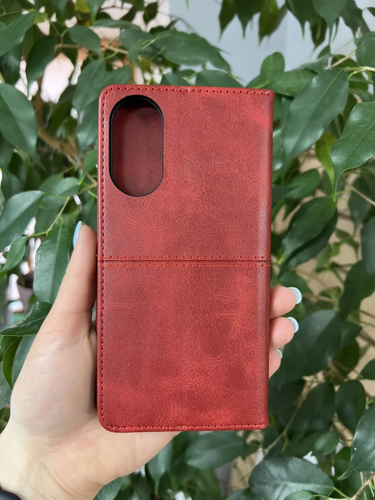 Красный чехол книжка elitcase для Oppo A78 4G / Оппо А78 4G