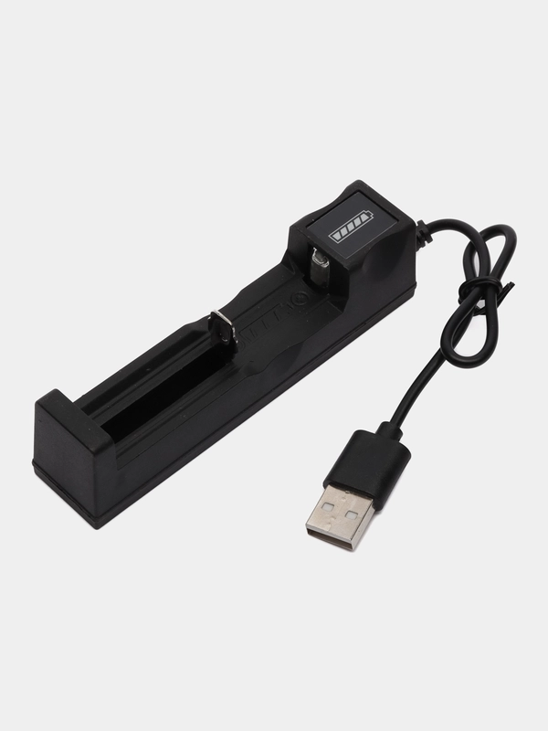 Зарядное устройство для 1x18650/26650/14500/16340 питание USB 5В 0.5А