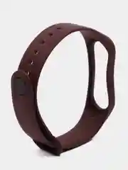 Тёмно-бордовый ремешок силиконовый для фитнес браслета Xiaomi Mi Band 3, Mi Band 4 (Ми Банд 3, Ми Банд 4)