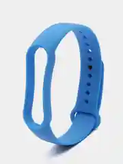 Лазурный ремешок силиконовый для фитнес браслета Xiaomi Mi Band 5 Mi Band 6 (Ми Банд 5 Ми Банд 6)