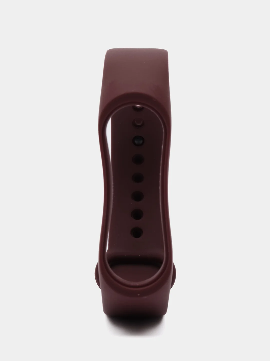 Тёмно-бордовый ремешок силиконовый для фитнес браслета Xiaomi Mi Band 3, Mi Band 4 (Ми Банд 3, Ми Банд 4)