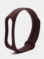 Тёмно-бордовый ремешок силиконовый для фитнес браслета Xiaomi Mi Band 3, Mi Band 4 (Ми Банд 3, Ми Банд 4)