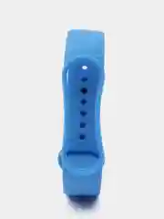 Лазурный ремешок силиконовый для фитнес браслета Xiaomi Mi Band 5 Mi Band 6 (Ми Банд 5 Ми Банд 6)