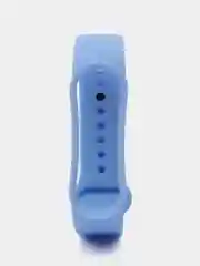 Светло-синий ремешок силиконовый для фитнес браслета Xiaomi Mi Band 5 Mi Band 6 (Ми Банд 5 Ми Банд 6)