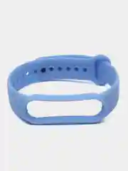 Светло-синий ремешок силиконовый для фитнес браслета Xiaomi Mi Band 5 Mi Band 6 (Ми Банд 5 Ми Банд 6)