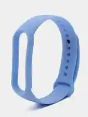 Светло-синий ремешок силиконовый для фитнес браслета Xiaomi Mi Band 5 Mi Band 6 (Ми Банд 5 Ми Банд 6)