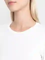 Белый лонгслив женский облегающий, базовый
