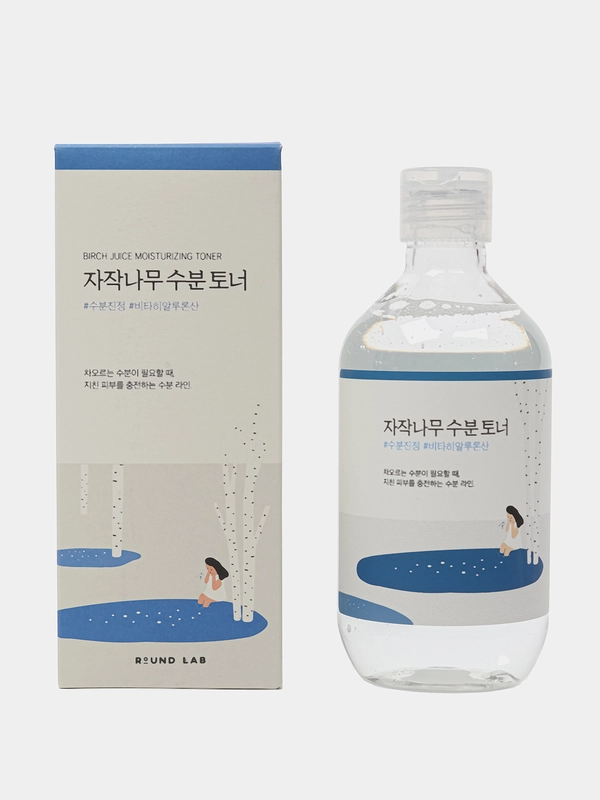 Увлажняющий тонер с берёзовым соком Round Lab Birch Juice Moisturizing Toner, 300 мл