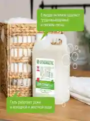 Набор для стирки Гель 2в1, кондиционер для белья Райский сад SYNERGETIC, 5 л