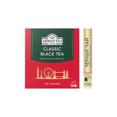 Чай черный Ahmad Tea Классический, 100 пакетиков х 2 г