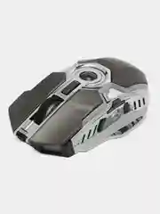 Серый беспроводная игровая мышь с RGB подсветкой