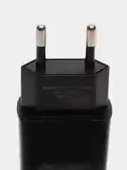 Черный сетевое зарядное устройство, Borofone для айфона и андроид, Type-C, быстрая зарядка