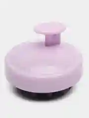 Фиолетовый силиконовая массажная щетка для волос и кожи, массажер для головы