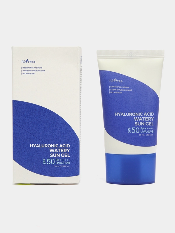 Солнцезащитный гель для лица IsNtree Hyaluronic Acid Watery Sun Gel SPF50+, 50 мл