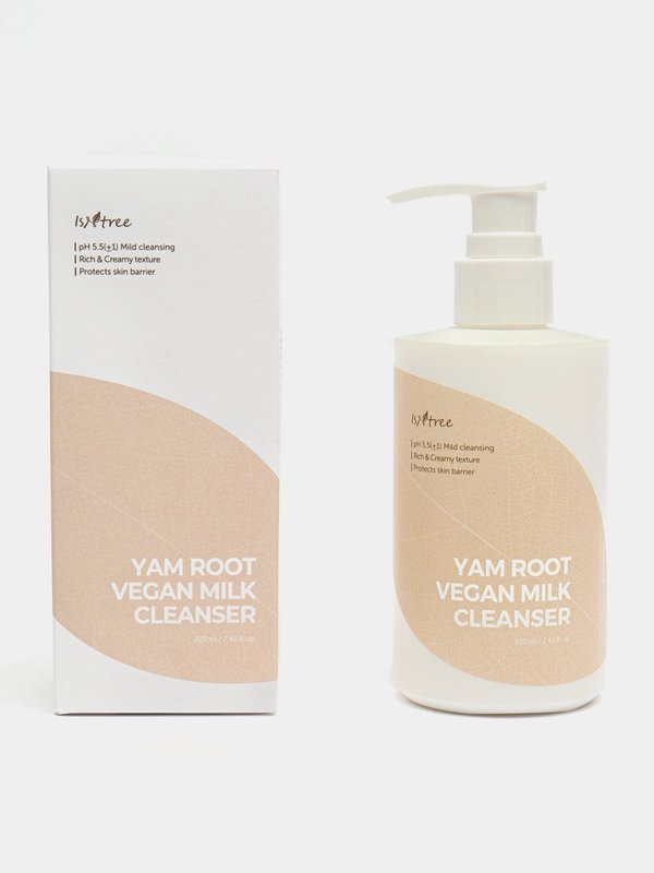 Очищающее молочко с корнем ямса IsNtree Yam Root Vegan Milk Cleanser, 220 мл