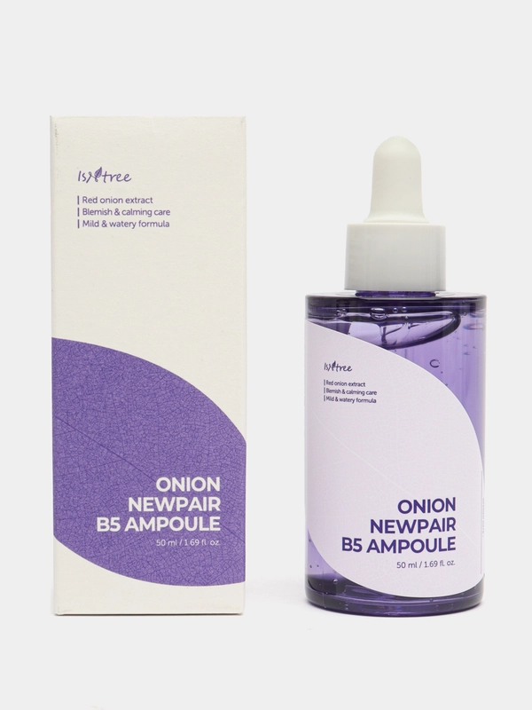 Ампульная сыворотка с луком для проблемной кожи IsNtree Onion Newpair B5 Ampoule, 50 мл