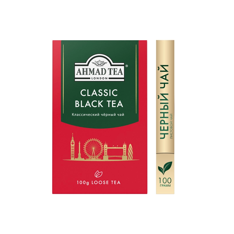 Чай черный Ahmad Tea Классический, листовой, 100 г