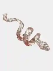Серебряный кольцо "Змея", массивное, на Новый год