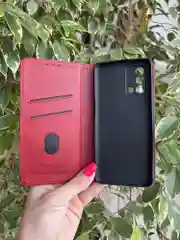 Красный чехол книжка elitcase для Oppo A74 4G / Оппо А74 4G