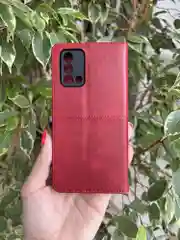 Красный чехол книжка elitcase для Oppo A74 4G / Оппо А74 4G
