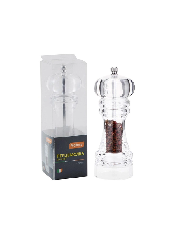 Перцемолка ручная Mallony Piccante 6x18,5 см