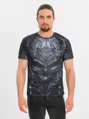 Серый металлик футболка мужская
