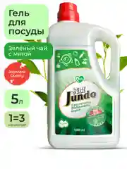 Гель для мытья посуды Jundo Green tea with mint, 5 л