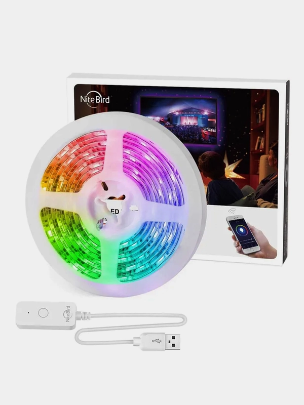 Умная светодиодная лента Nitebird SL1, 2.8 м, RGB, Wi-Fi