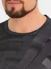 Черный футболка мужская