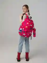 Рюкзак  с брелоком киска и пеналом