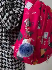 Рюкзак  с брелоком киска и пеналом