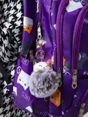 Рюкзак с брелоком киска и пеналом