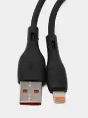 Зарядный кабель Lightning-USB для Apple, iPhone, айфон лайтнинг, силиконовый, 1 м,зарядник