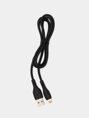 Зарядный кабель Lightning-USB для Apple, iPhone, айфон лайтнинг, силиконовый, 1 м,зарядник