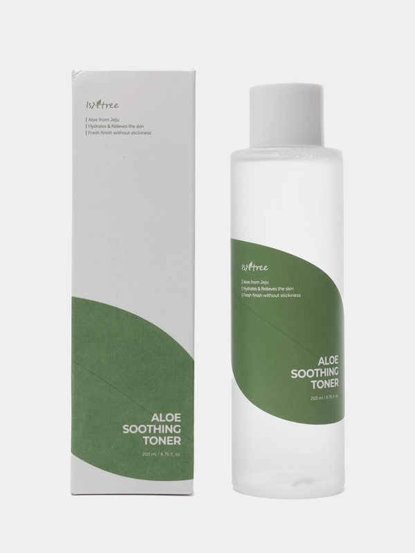 Успокаивающий тонер с алоэ вера IsNtree Aloe Soothing Toner, 200 мл
