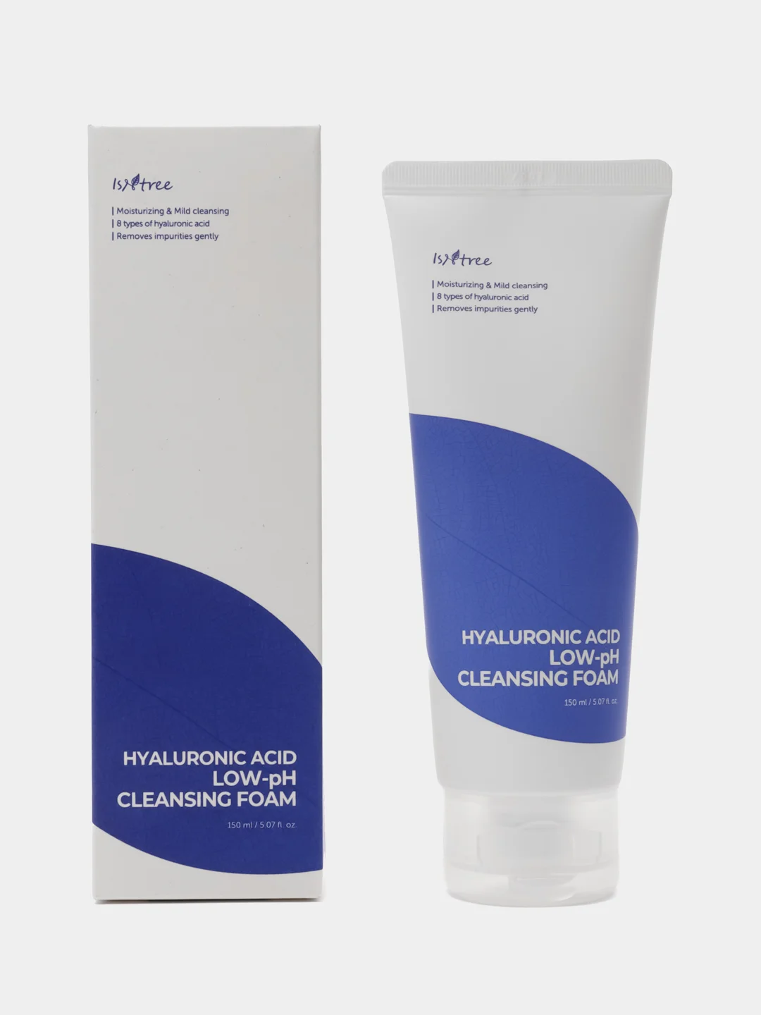 Слабокислотная пенка для умывания IsNtree Hyaluronic Acid Low-pH Cleansing Foam, 150 мл