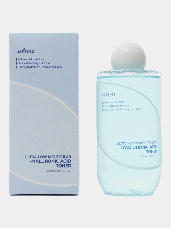 Гиалуроновый тонер IsNtree Ultra-Low Molecular Hyaluronic Acid Toner, 300 мл