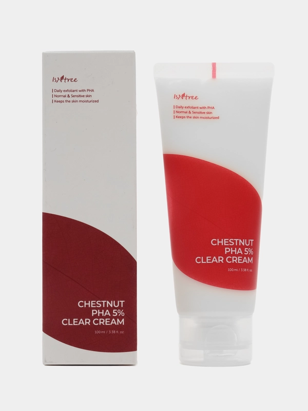 Крем против воспалений с экстрактом каштана IsNtree Chestnut PHA 5% Clear Cream, 100 мл