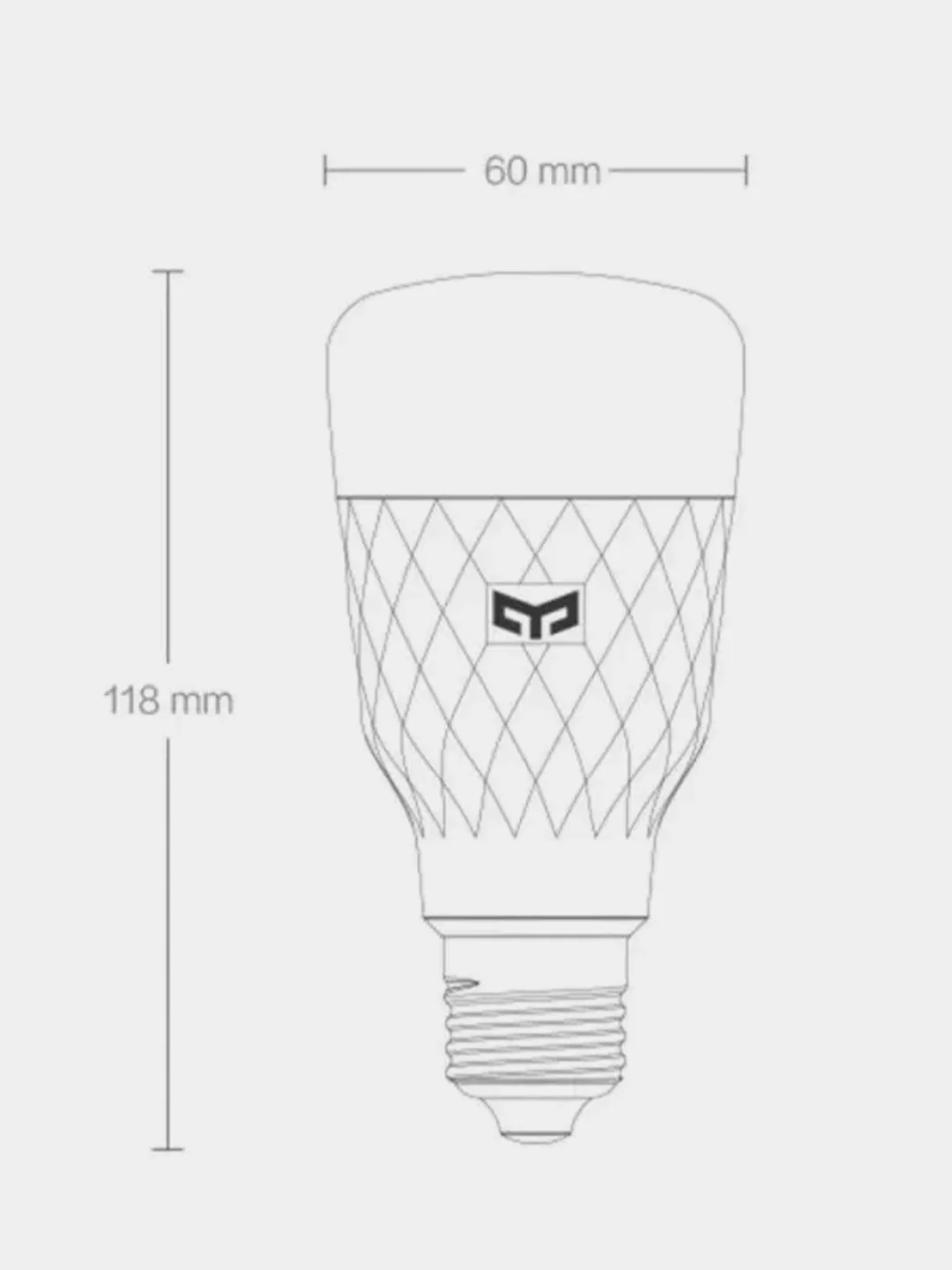 Умная LED-лампочка Yeelight W3 (White)