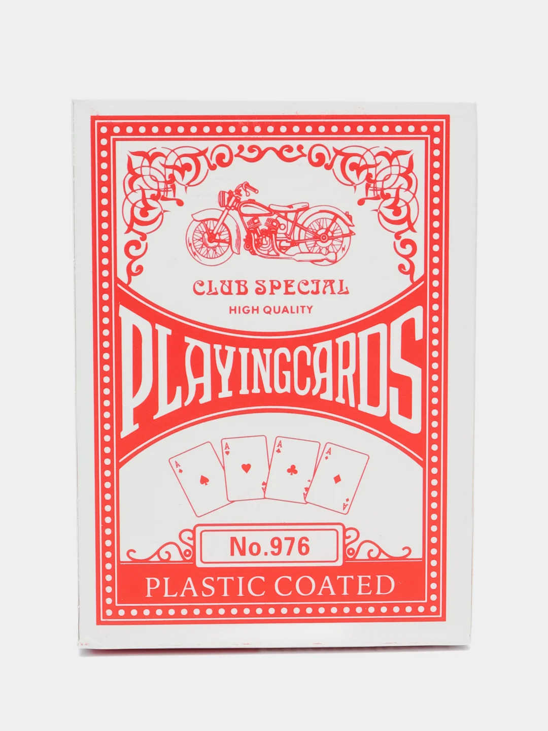 Алый карты игральные Club special №976 с пластиковым покрытием 54 шт