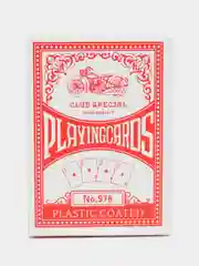 Алый карты игральные Club special №976 с пластиковым покрытием 54 шт