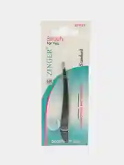 Пинцет для бровей скошенный Zinger 86119 B