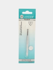 Пинцет прямой для бровей Zinger TA-09 straight