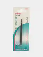 Пинцет для бровей скошенный Zinger 86112 B