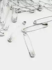Серебряный булавки английские